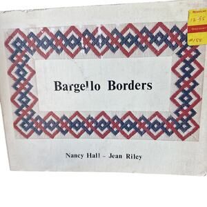 Bargello Borders 1974 Needlepoint Book Hall & Riley